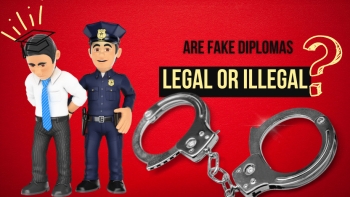 are fake diplomas legal or illegal