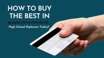 using a card payment to buy fake high school diplomas