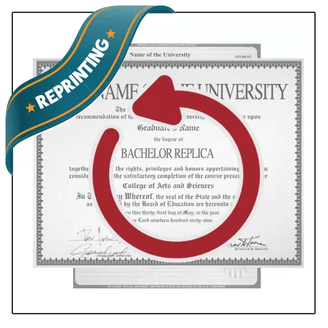 university diploma on fancy gray border paper with dark red circular arrow
