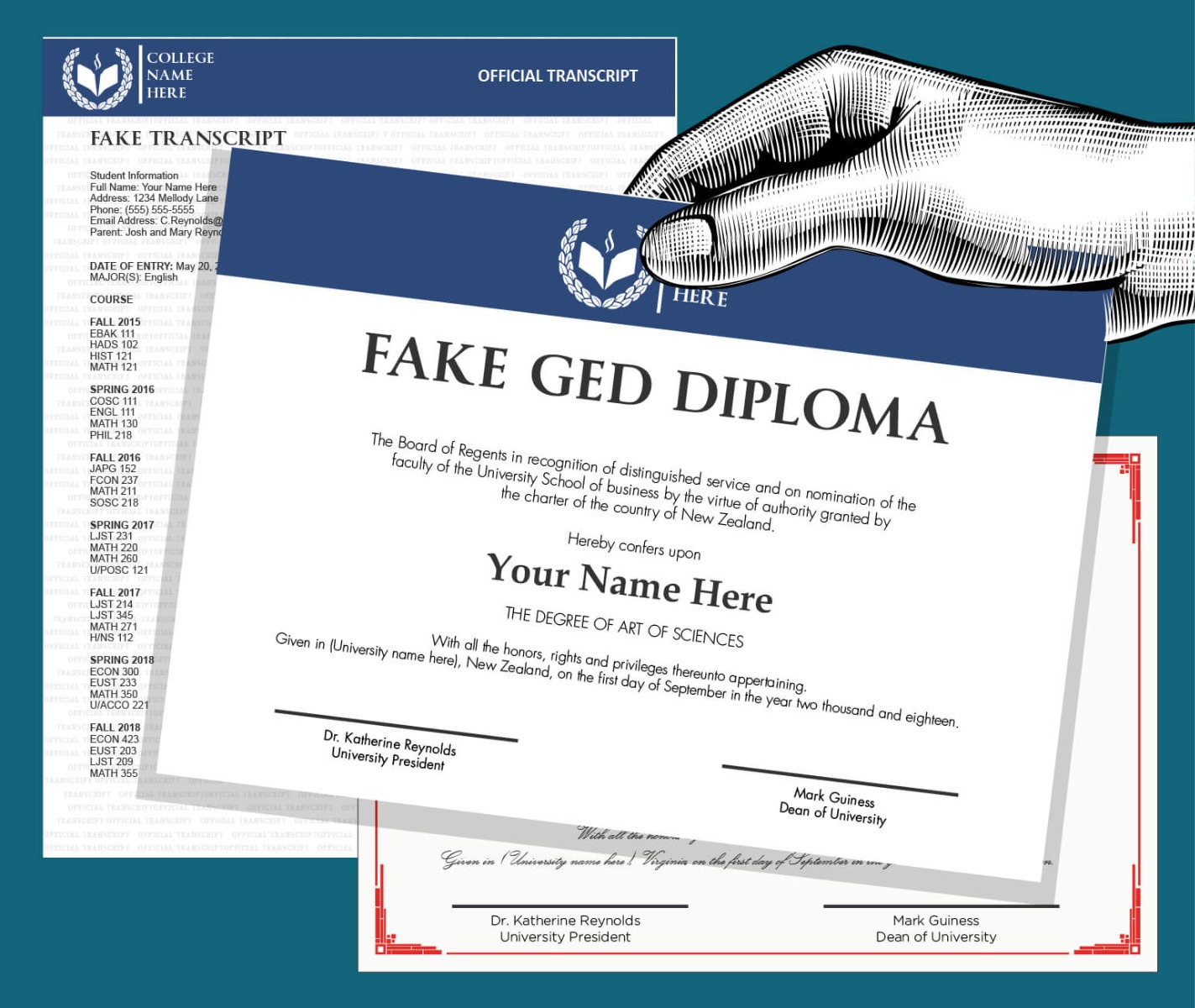 Fake GED Diplomas